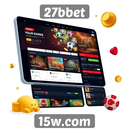 Interface e usabilidade do site 27bbet